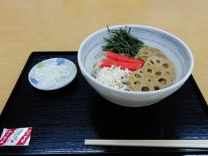 ぶっかけ蓮きんぴらうどん